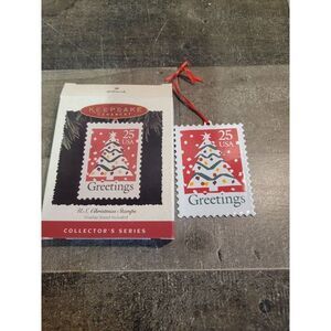 Hallmark 1995 U.S. Christmas stamps ornament Xmas decor